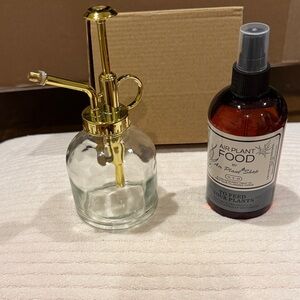 New! Air Plant Food and Glass Mister Set